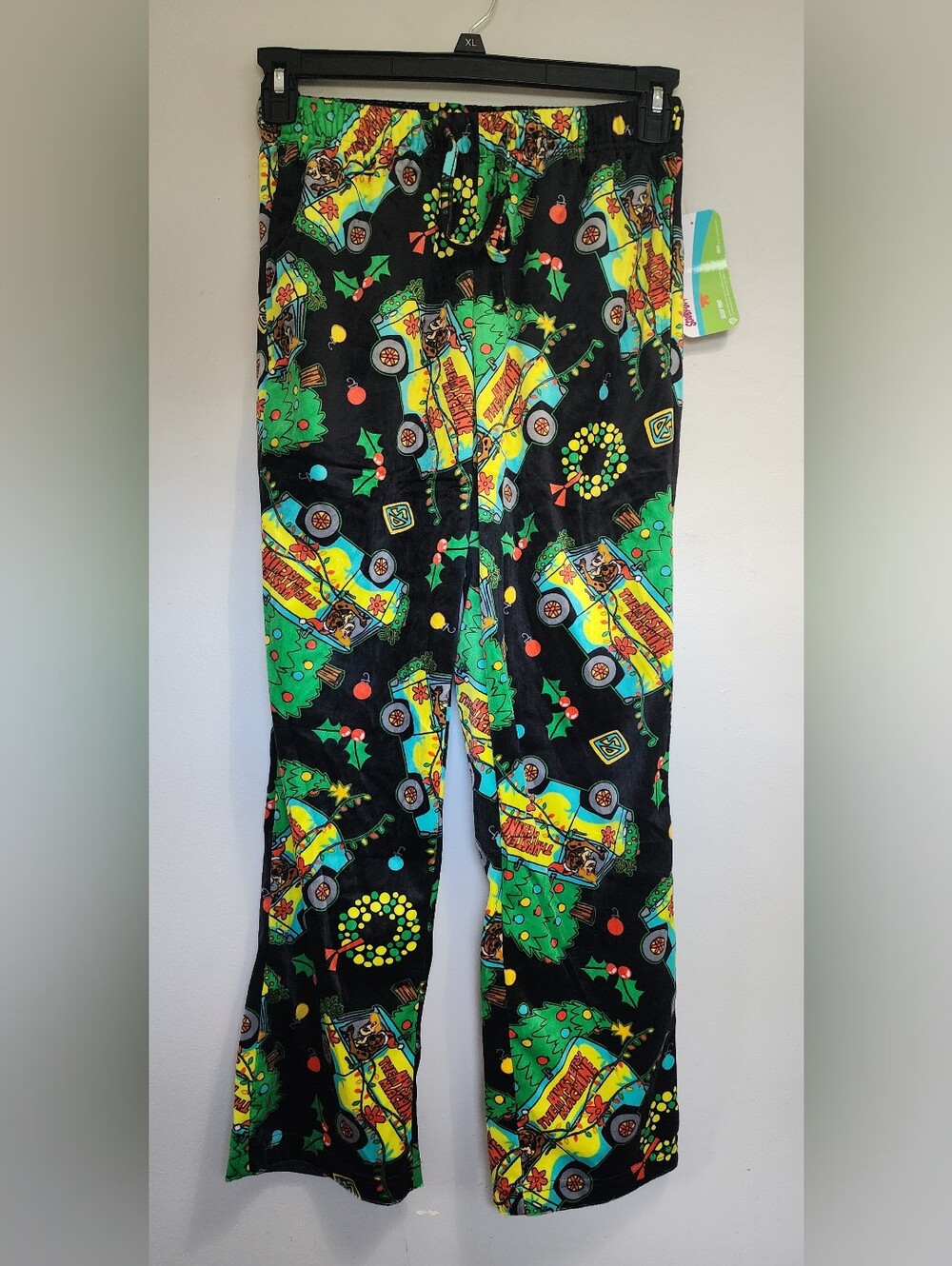 NEW Scooby-Doo fleece Christmas mystery machine Pajama sleep Pants size small s